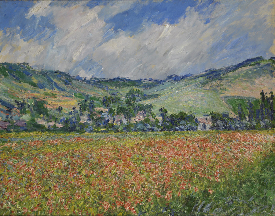 gelincik tarlası. Giverny çevresi - Claude Monet