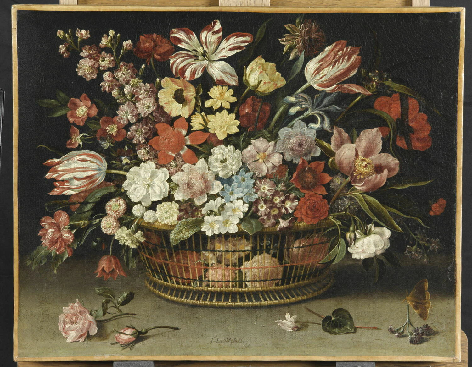 Corbeille de fleurs - Jacques Linard