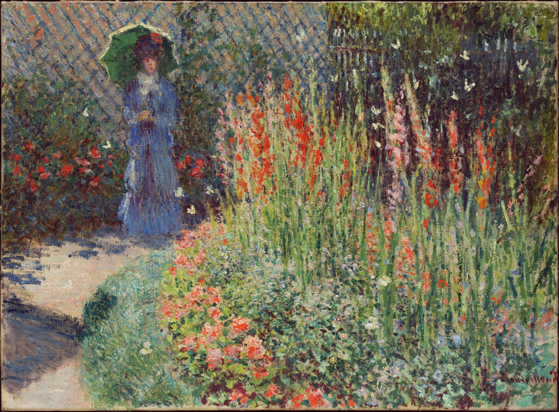 Çiçek sepeti (Les Glaïeuls) W414 - Claude Monet