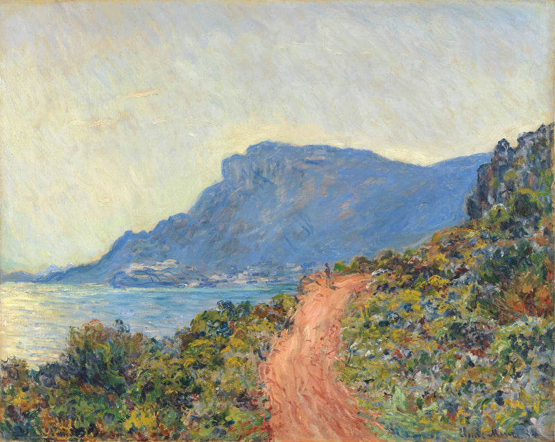 Monako W890 yakınındaki La Corniche - Claude Monet