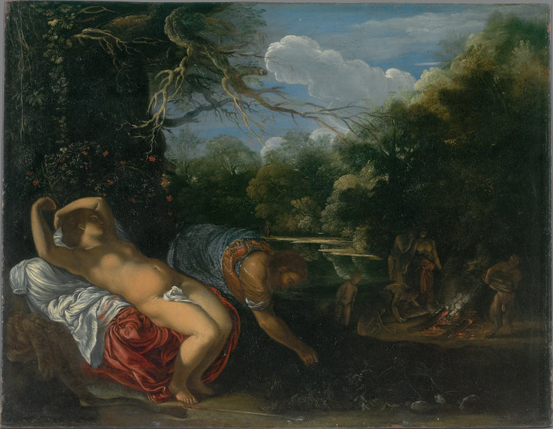 Coronis et Apollon - Adam Elsheimer