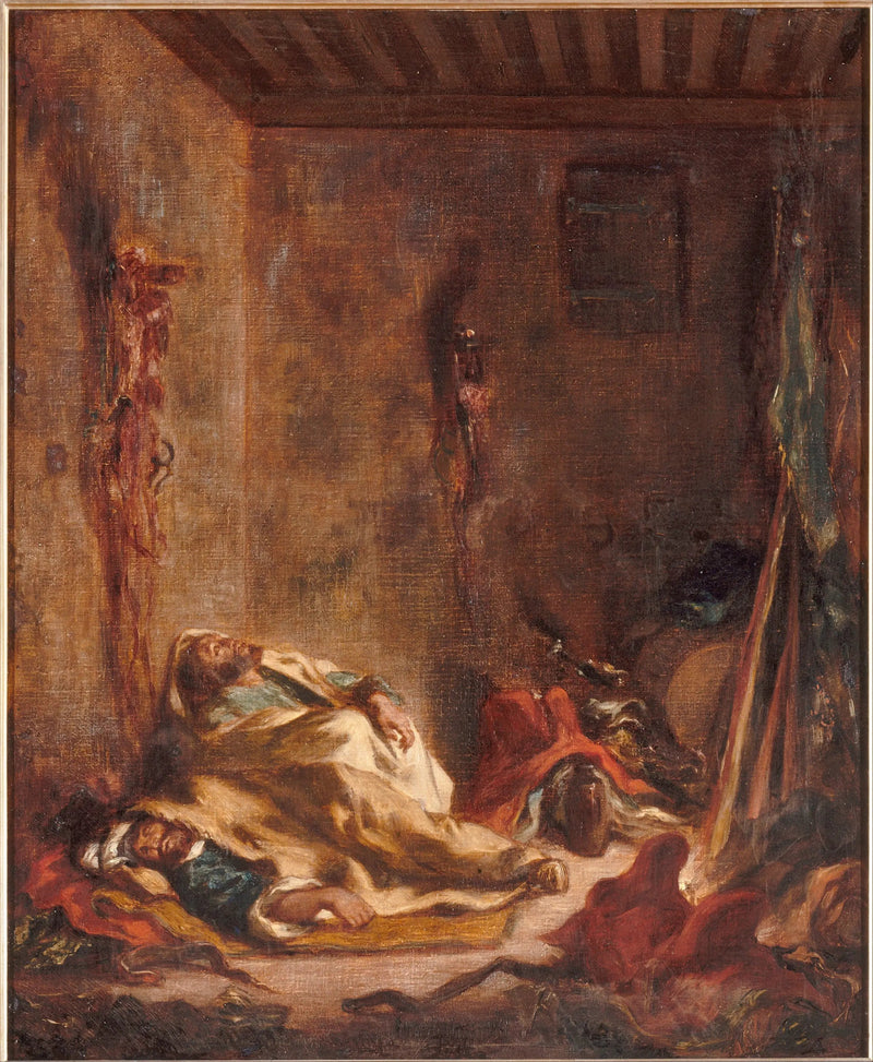 Faslı nöbetçi kulübesi - Eugène Delacroix