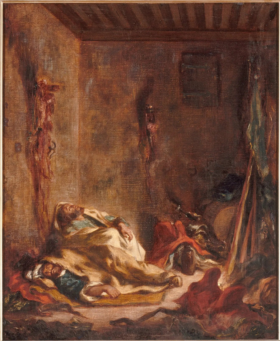 Faslı nöbetçi kulübesi - Eugène Delacroix