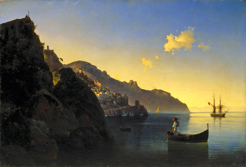 Amalfi Kıyısı - Ivan Aïvazovski