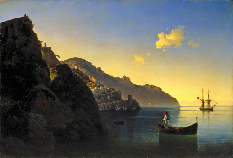 Amalfi Kıyısı - Ivan Aïvazovski