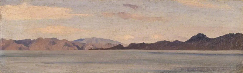 Asya Kıyısı Rhodes'tan Görünüm - Frederic Leighton