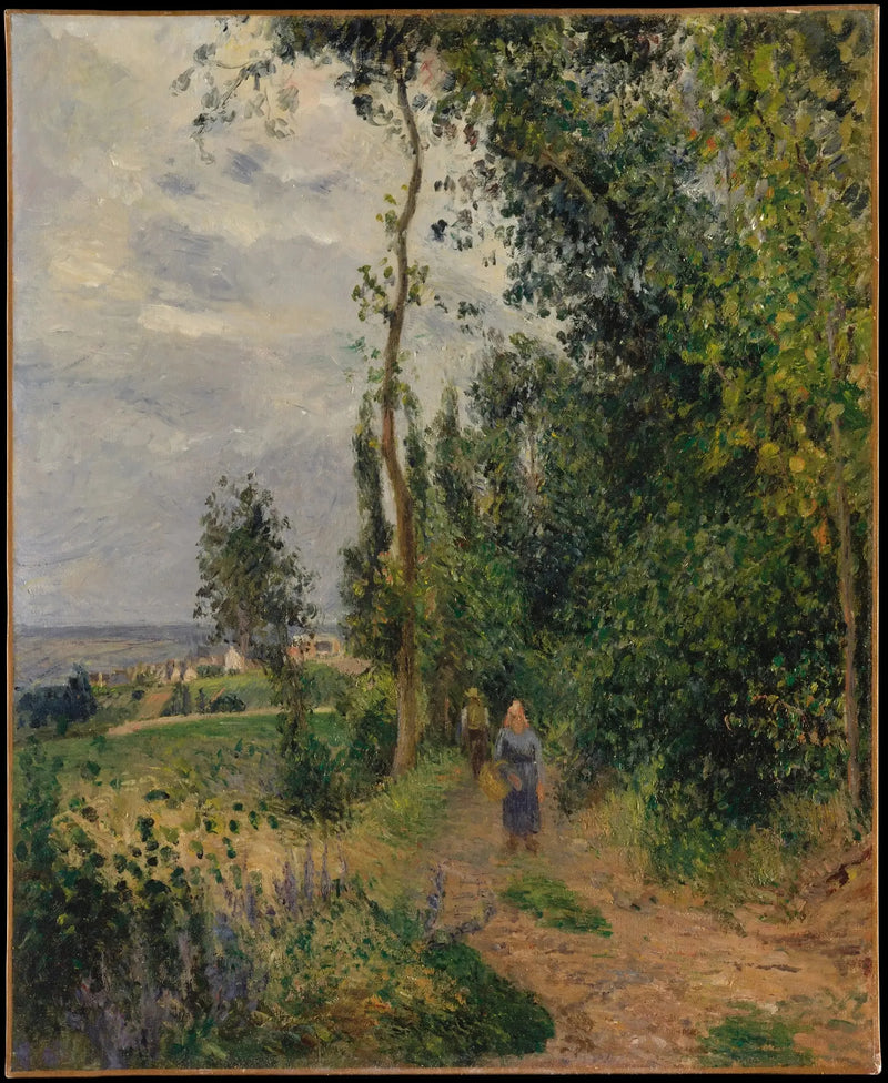 Groouettes Koyu, Pontoise Yakınlarında - Camille Pissarro