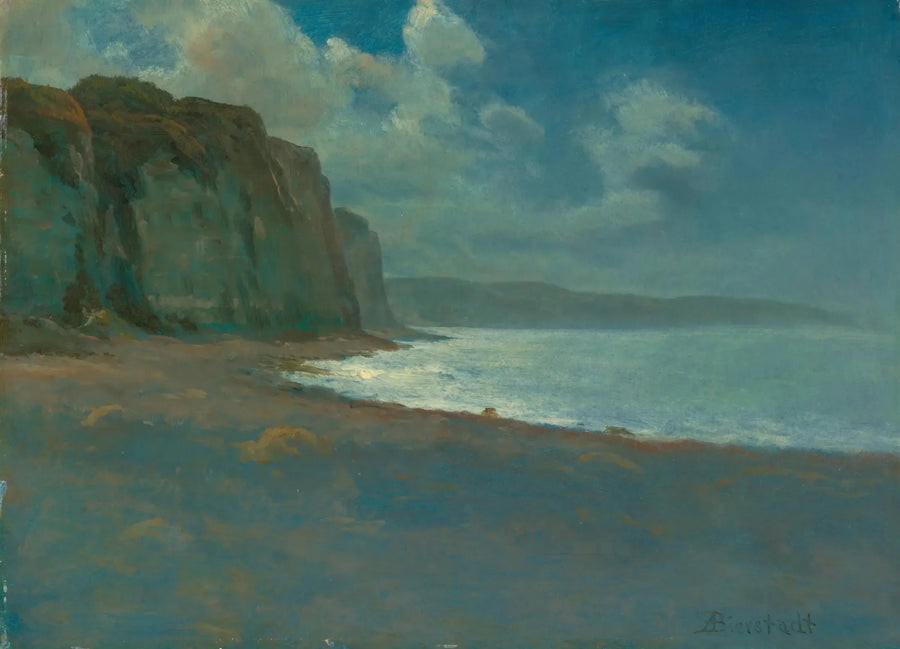 San Mateo County Kıyısı - Albert Bierstadt