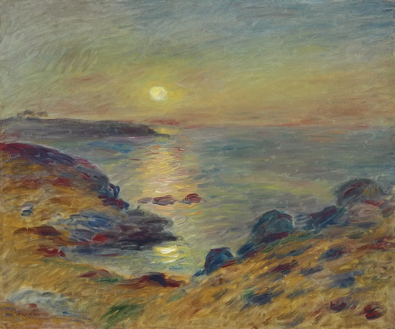 Douarnenez'de Gün Batımı - Pierre-Auguste Renoir