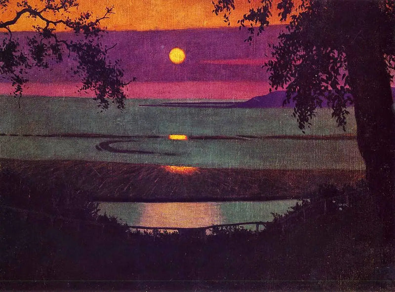 Grasse Gün Batımı - Félix Vallotton