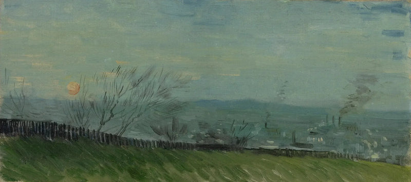 Montmartre'de Gün Batımı - Vincent van Gogh