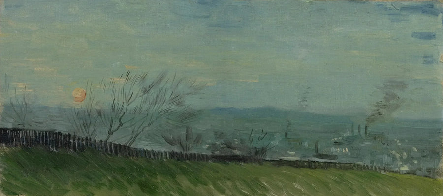 Montmartre'de Gün Batımı - Vincent van Gogh