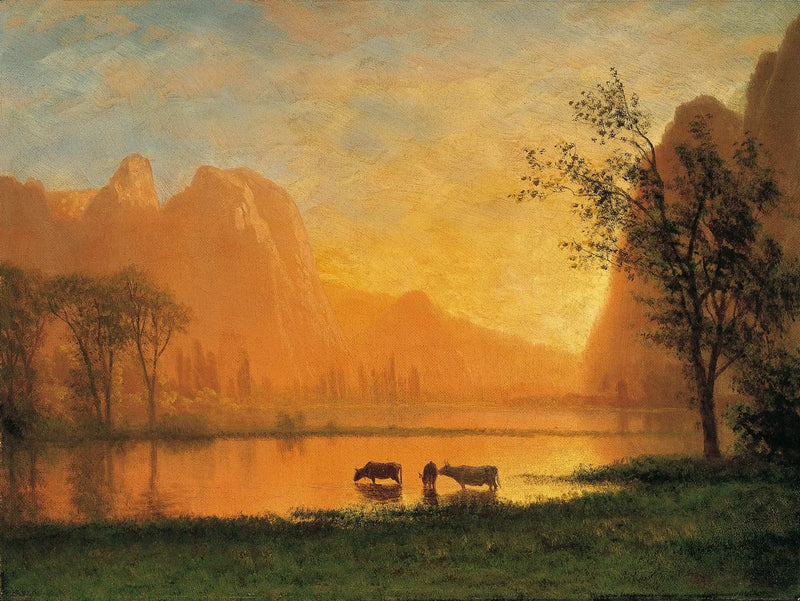 Yosemite Gün Batımı - Albert Bierstadt