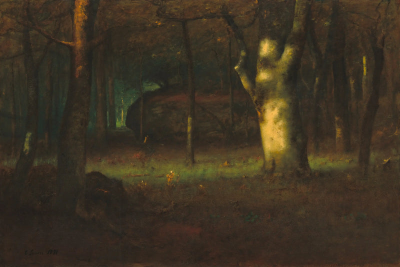 Ormanda Gün Batımı - George Inness