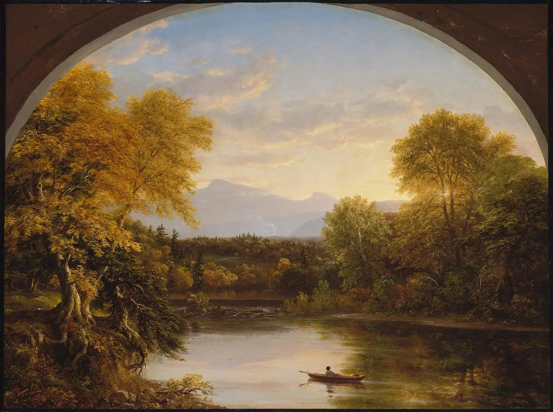 Catskills'ta Gün Batımı - Thomas Cole