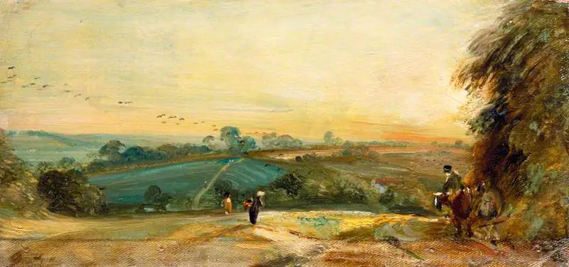 Sonbahar Gün Batımı - John Constable