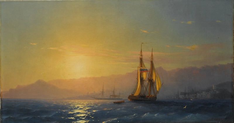 Denizde Gün Batımı - Ivan Aïvazovski