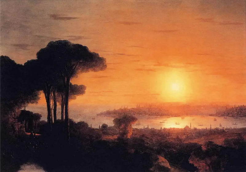 Altın Boynuz'da Gün Batımı - Ivan Aïvazovski