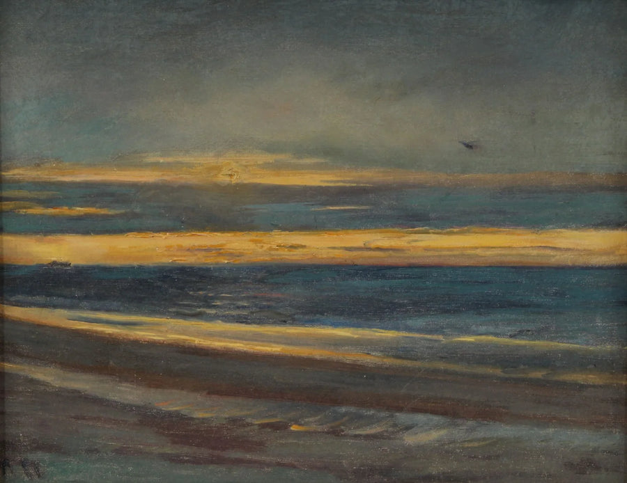 Güneş Batımı Denizde. - Michael Peter Ancher