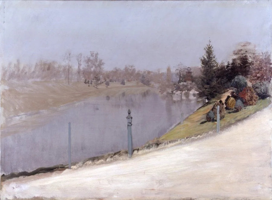 Seine Nehri Üzerinde Gün Batımı - Giuseppe De Nittis