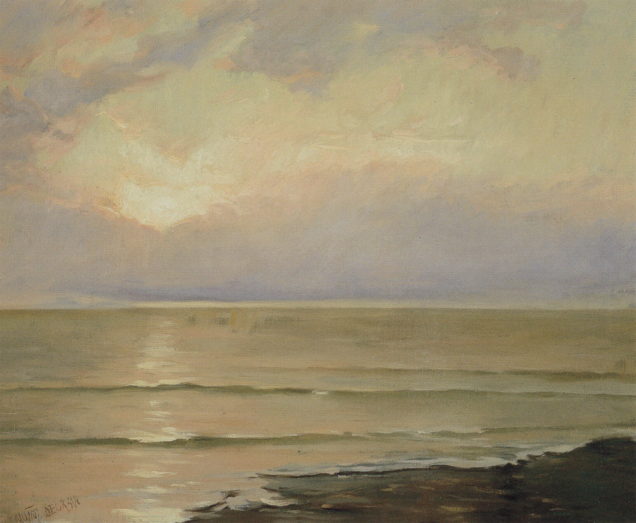 Coucher de soleil - Antonio Muñoz Degraín