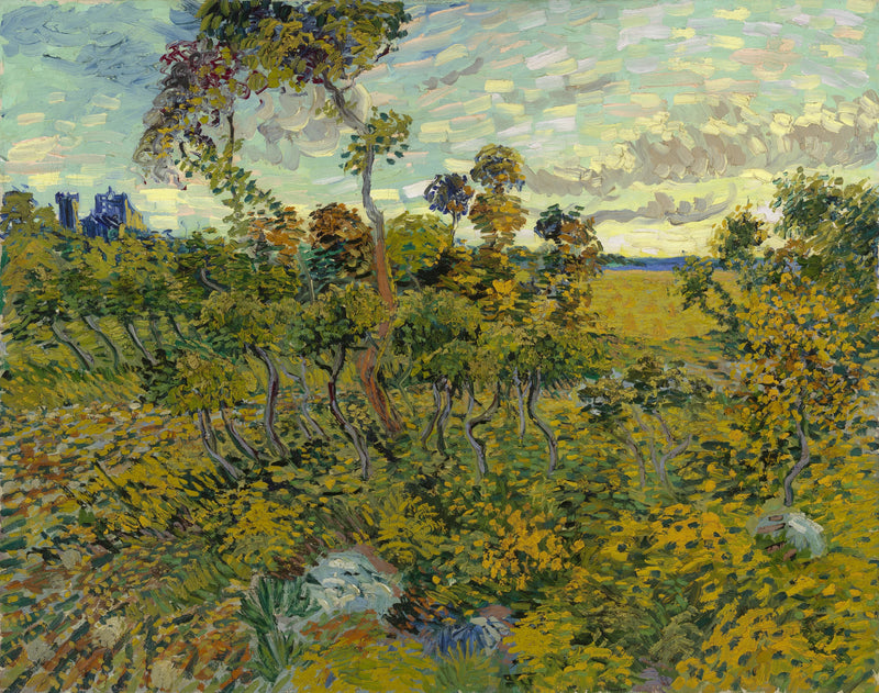 Montmajour'da gün batımı - Vincent van Gogh