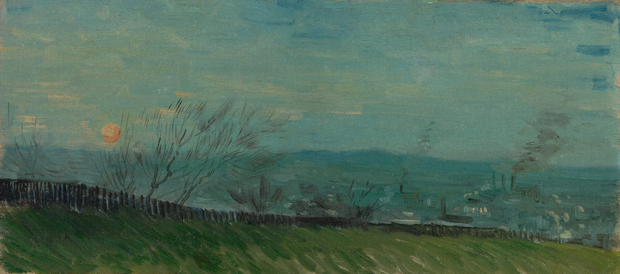 Montmartre'de Gün Batımı - Vincent van Gogh