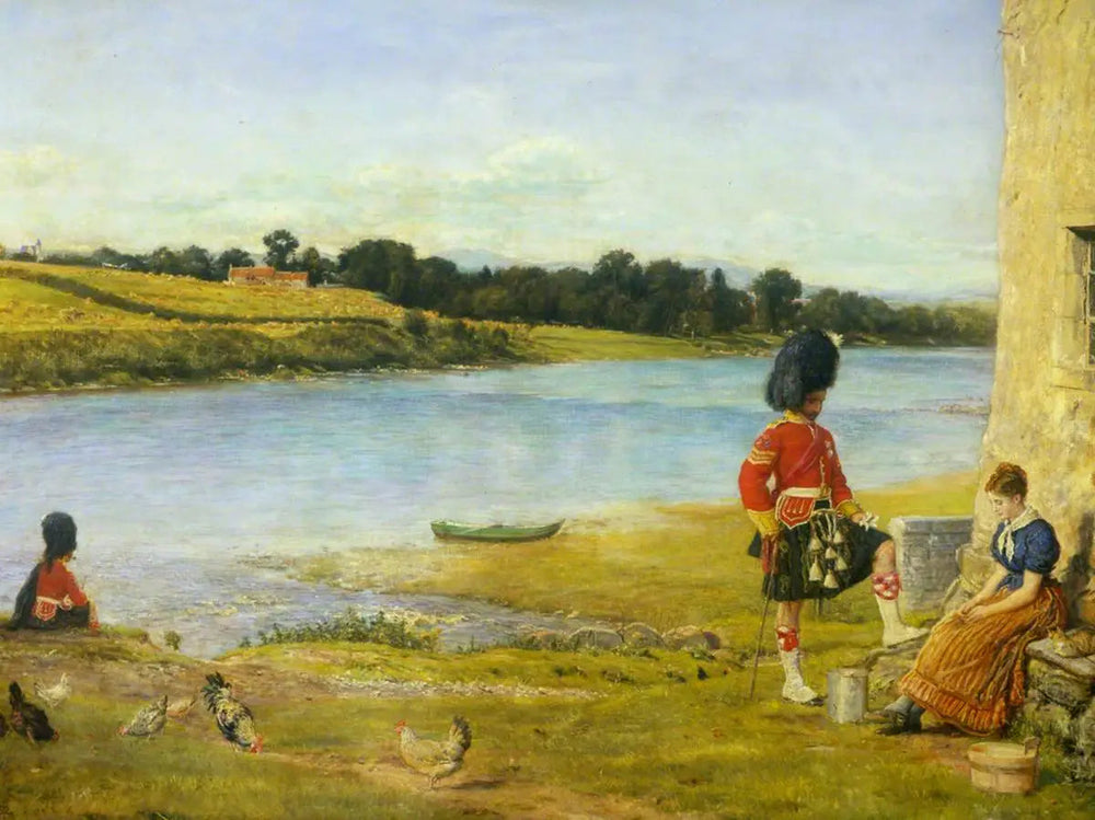 Coulant vers la mer - John Everett Millais image 1 copie de tableau peinte à la main