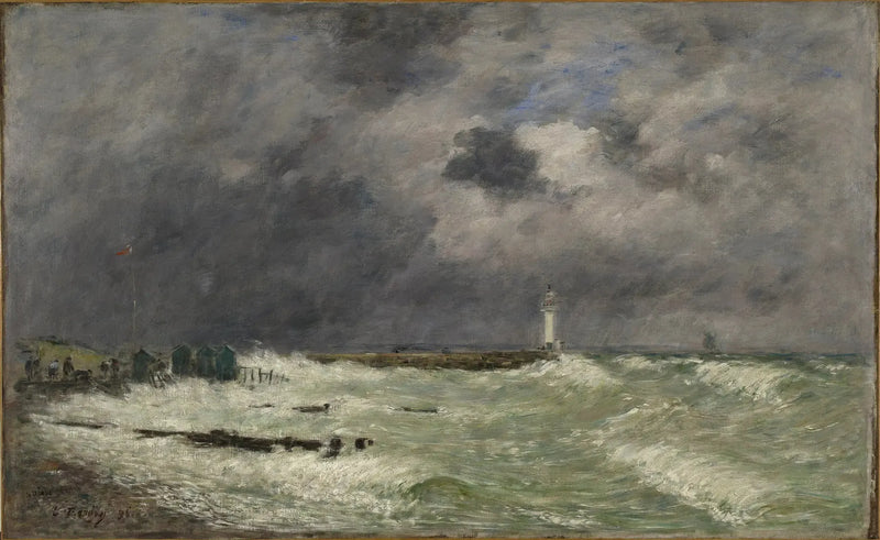 Frascati Önünde Rüzgar, Le Havre - Eugène Boudin