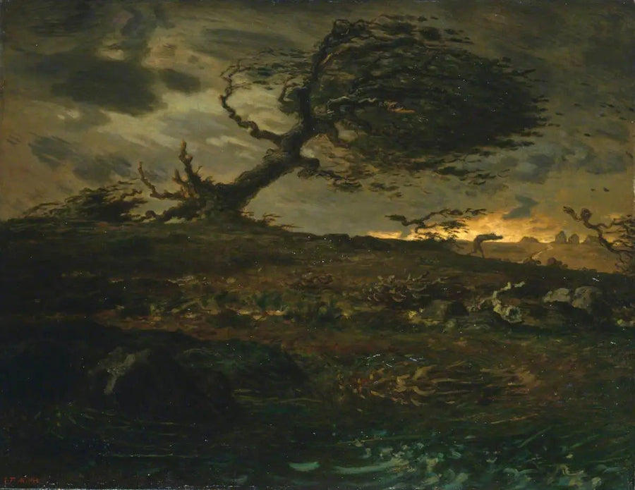 Rüzgar Darbesi - Jean-François Millet