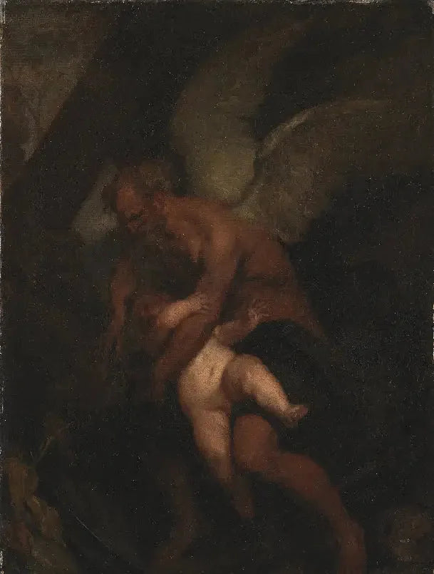Kupaidenin Kanatlarıyla Zamanı Kesmek - Antoine van Dyck