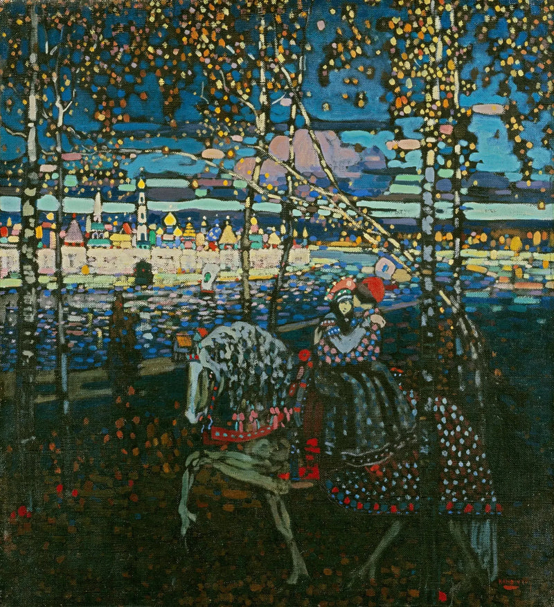 Ata Binen Çift - Vassily Kandinsky