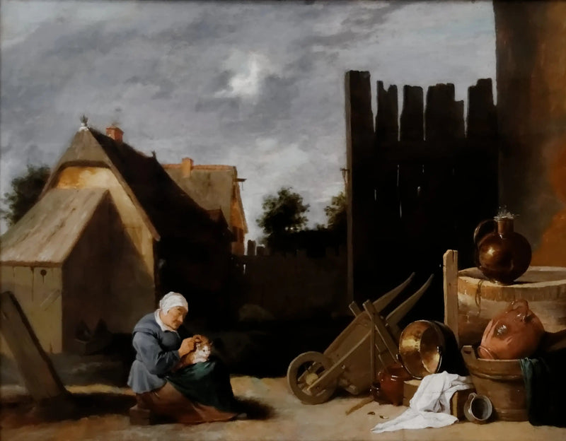 Çiftlik Avlusu - David Teniers le Jeune