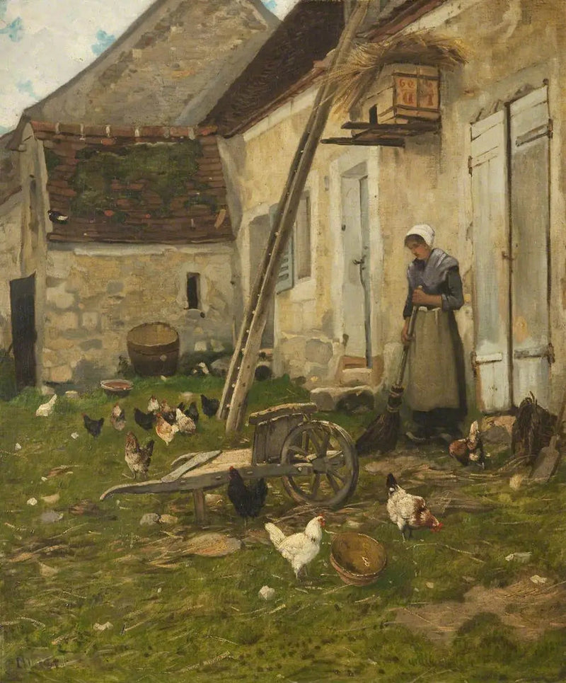 Çiftlik Avlusu - Jean-François Millet