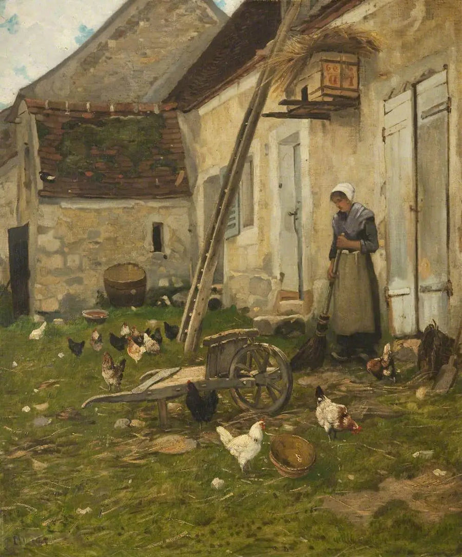 Çiftlik Avlusu - Jean-François Millet