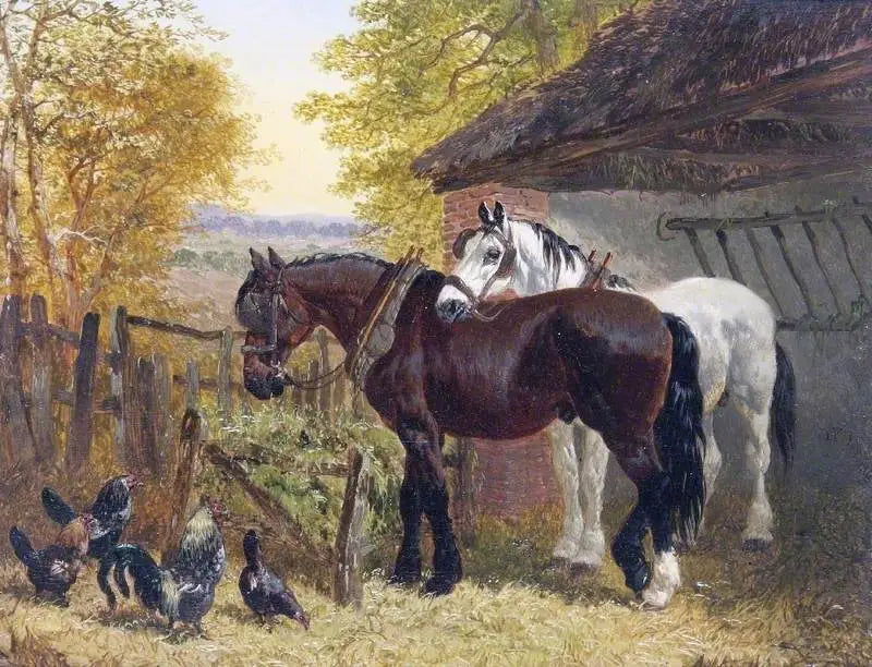 Çiftlik Avlusu - John Frederick Herring, Sr.