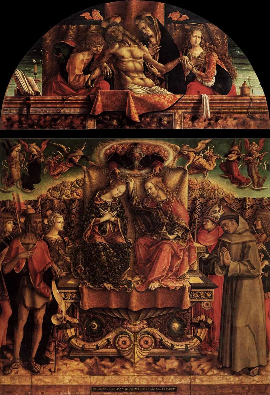 Meryem Ana'nın Taç Giydirilmesi - Carlo Crivelli
