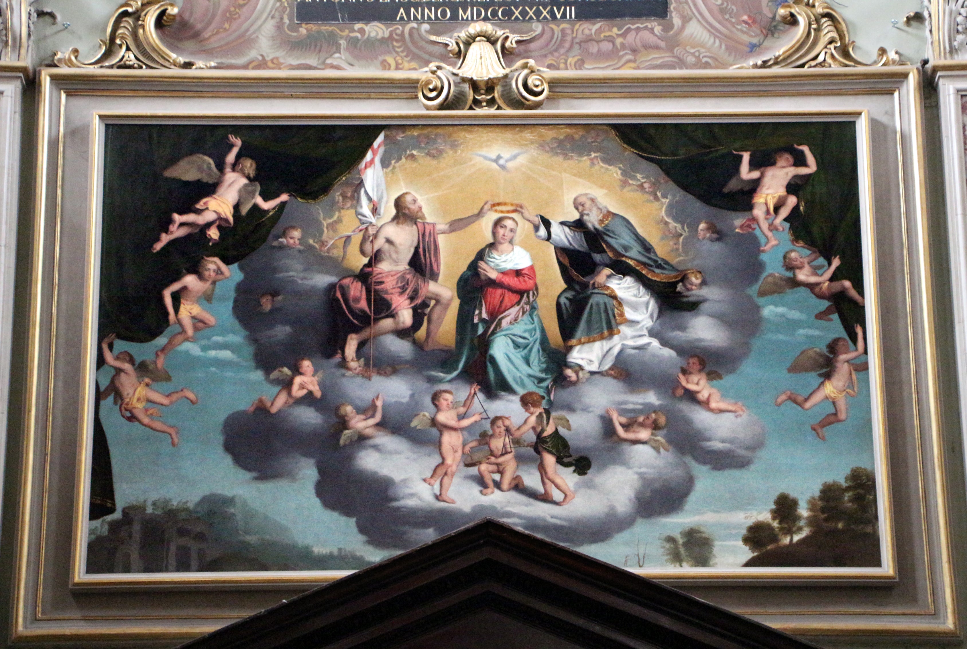 Couronnement de la Vierge - Giovanni Battista Moroni - Alpha Reproduction