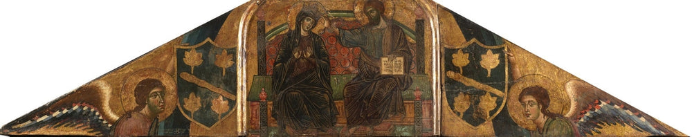 Couronnement de la Vierge - Guido da Siena - Alpha Reproduction