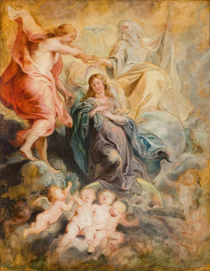 Meryem Ana Taç Giydirme - Peter Paul Rubens