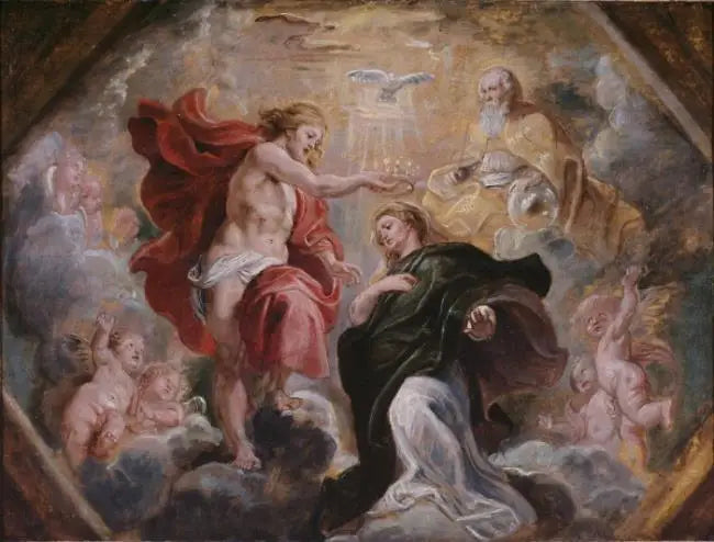 Meryem Ana Taç Giydirme - Peter Paul Rubens