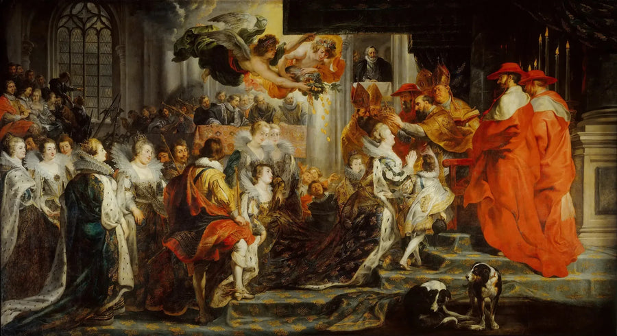 Marie de Médicis'in taç giyme töreni 13 Mayıs 1610 - Peter Paul Rubens