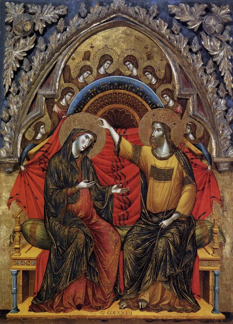 Meryem Ana Taç Giydirme - Paolo Veneziano