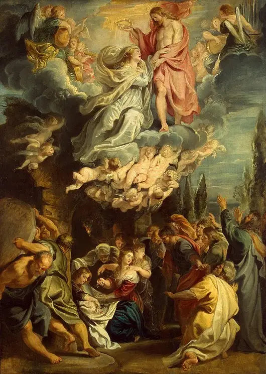 Meryem Ana'nın Taç Giydirilmesi ve Yükselişi - Peter Paul Rubens