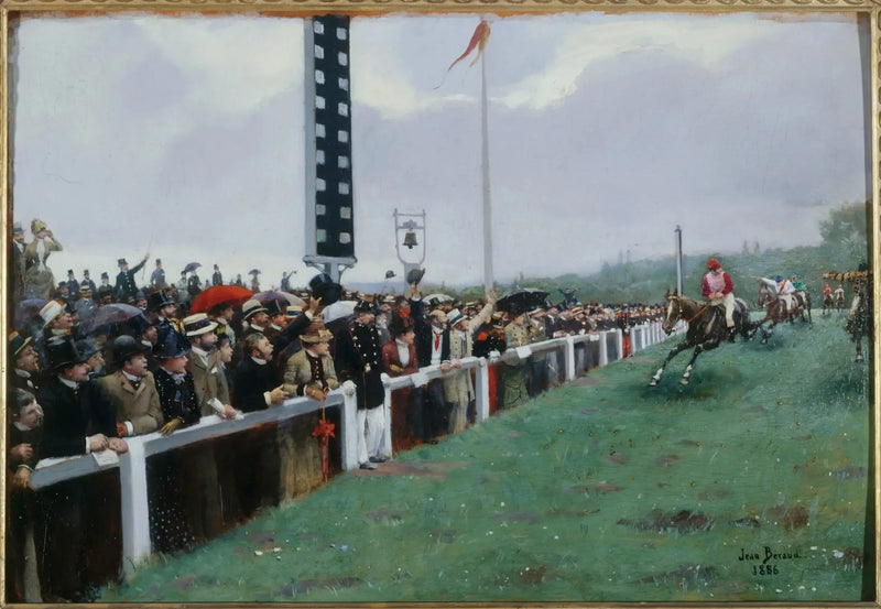 Longchamp'ta Koşu; Çıkış Çubuğuna Varış - Jean Béroud