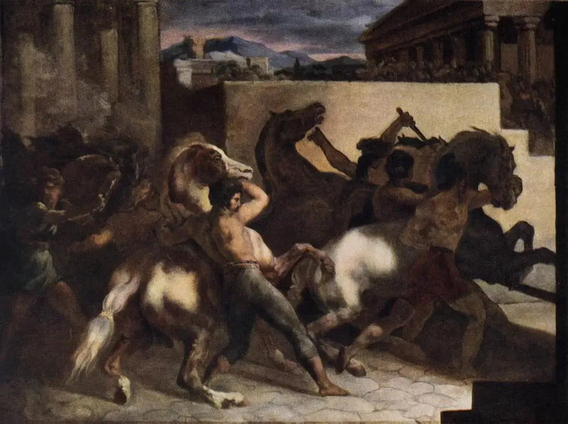 Özgür At Yarışı: La Mossa - Théodore Géricault