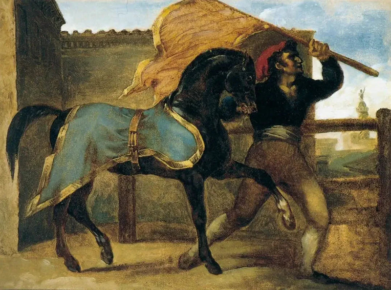 At Yarışı - Théodore Géricault