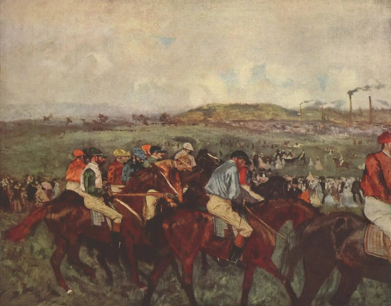 Beyler Yarışı. Kalkıştan Önce - Edgar Degas