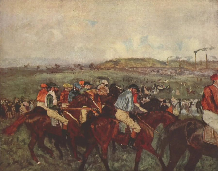 Beyler Yarışı. Kalkıştan Önce - Edgar Degas