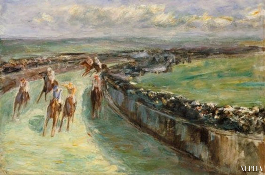 Courses de cheval - Max Liebermann - Reproductions de tableaux et peintures haut de gamme